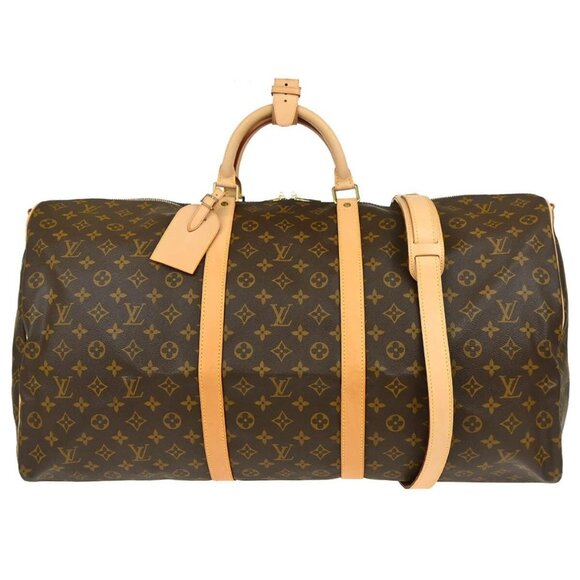 Louis Vuitton Monogram Keepall Bandouliere 60 Duffle Bag M41412 MB0060 165569 - Picture 2 of 11